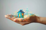 Fototapeta  - Strategic Approaches to Home Efficiency: Utilizing Smart Sensors and Predictive Maintenance for Enhanced Living