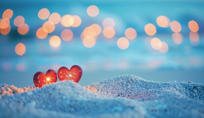 Wall Mural - A beautiful beach with white sand and blue water