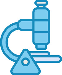 Sticker - Microscope Vector Icon