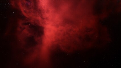 nebula gas cloud in deep outer space
