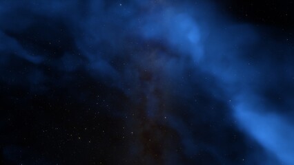 nebula gas cloud in deep outer space

