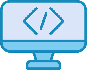 coding vector icon