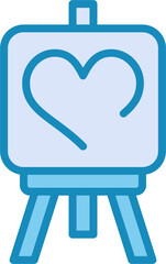 Poster - Love painting Vector Icon