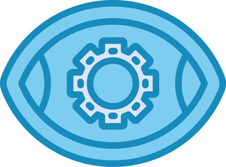 Canvas Print - Eye Vector Icon