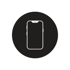 Canvas Print - mobile phone icon vector