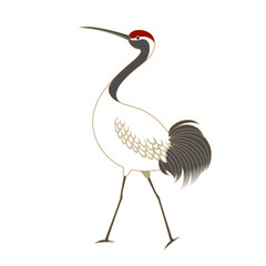  Red crowned crane