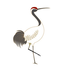  Red crowned crane