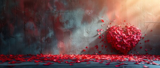 Poster - Chinese new year, valentine, love mood, red backdrop, backdrop, red background