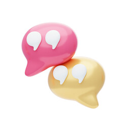 Aufkleber - 3D Communication Symbol Model Connecting . 3d illustration, 3d element, 3d rendering. 3d visualization isolated on a transparent background