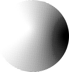 Canvas Print - Halftone Shape 