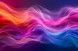 Vibrant Abstract Color Waves Background with Smooth Gradient Blending and Dynamic Flowing Motion for Artistic Wallpapers and Creative Designs