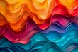 Vibrant Abstract Waves Background with Fluid Colorful Swirls and Dynamic Artistic Motion Design