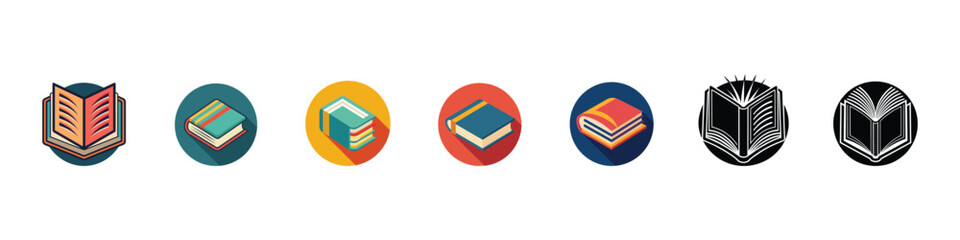 Book icons,  book signs and symbols, book icon, book logo