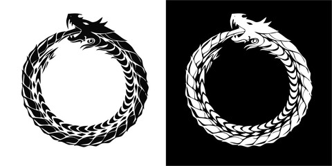 Sticker - Ouroboros vector