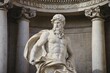 Neptune sculpture in Trevi Fountain