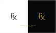 © art.creater786 - Alphabet Letters RX, XR, Initials Logo Monogram