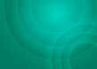 Blue green circular lines abstract geometric tech background. Vector design