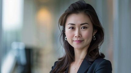 Poster - asian business woman