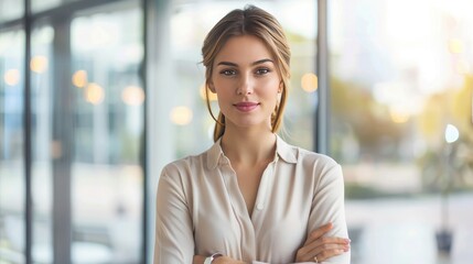 Poster - business woman standing 