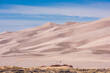 Sangre de Cristo Mountains Rise Above the Great Sand Dunes National Park in Colorado