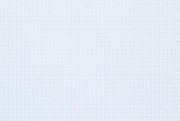 Poster - A sheet of math grid paper, graph paper texture as background