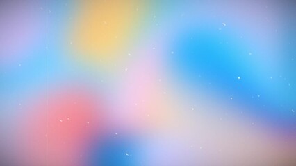 Poster - Textured gradient animation with artifacts and noise, colorful retro background, old meets new