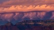 Dramatic Cloudscape over Grand Canyon at Sunset