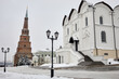 © Pavel Losevsky - Annunciation Cathedral and Soyembika Tower in Kazan Kremlin on winter day.