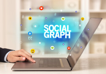 Poster - Freelance woman using laptop
