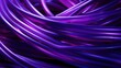 Close up of a bunch of purple wires, suitable for technology concepts