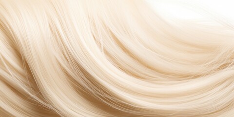 Canvas Print - Close up of a woman's long blond hair. Perfect for beauty and haircare advertisements