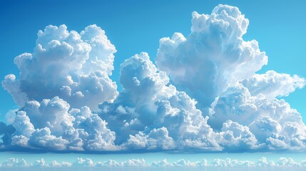 Aufkleber - There are a set of transparent clouds in different colors. This is a modern illustration in EPS format