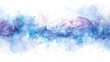 Abstract watercolor background. Vibrant blue and purple powder exploding on white background