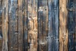 Vintage Textured Wooden Plank Background, Dark Stained Old Wood with Natural Patterns for Rustic Designs