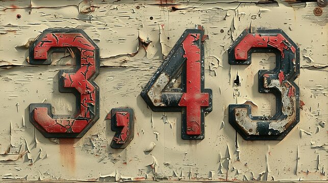 Varsity collegiate athletic sporting numbers vintage vector artwork for sport wear print and embroidery collection