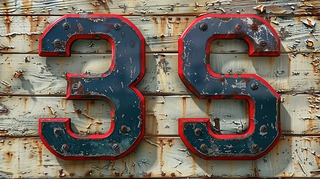 Varsity collegiate athletic sporting numbers vintage vector artwork for sport wear print and embroidery collection