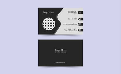 Double-sided creative business card template. Vector illustration. Modern Business Card Design. Vector illustration. Modern Business Card Design. Creative and Clean Business Card Template.