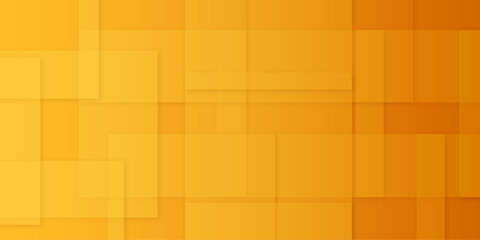 Poster - Abstract geometric orange vector pattern in square style. abstract background with lines orange color and vector with geometric design. layered geometric triangle shapes. orange paper texture.