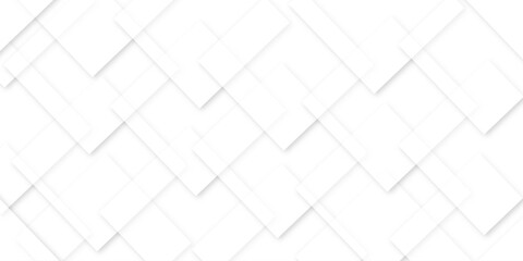 Poster - Abstract modern white and gray pattern geometric luxury gradient line background random square shape design. 3d shadow effects, modern design template background. layered geometric triangle shapes.