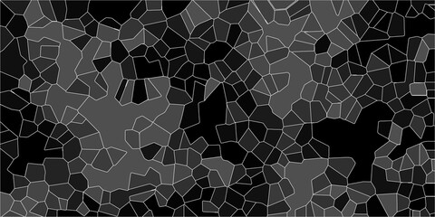 Poster - Abstract Broken Stone rough-textured. seamless mosaic of grey granite blocks, structured, art. stone cubes in architectural design.used in interior ,walkway,wall and surface 