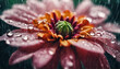 Pioggia di Bellezza- Macrofotografia di Fiori e Gocce d'Acqua