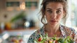 Diet Dilemma: Woman in Her 30s Exhibits Resistance to Food, Struggling with Meal Choice