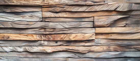 Wall Mural - A closeup of a brown hardwood flooring made of wooden planks arranged in a rectangular pattern, resembling beige bedrock with a rocklike texture