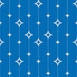 Retro atomic age inspired style repeat pattern on blue background. Seamless vector repeating tile.