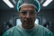 Portrait of a surgeon in the operating