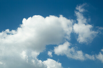 Wall Mural - blue sky with clouds