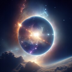 Wall Mural - In the beginning of the space that created by god