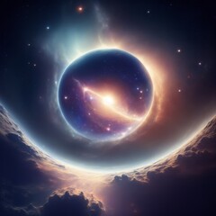 Wall Mural - In the beginning of the space that created by god