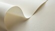 Textured Sheet of paper curved shape background.