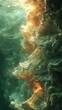 Panoramic Abstract Texture Background for Wallpaper Generative AI